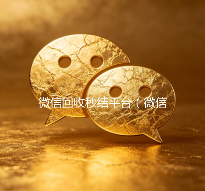 微信回收秒结平台（微信高价回收秒结平台）