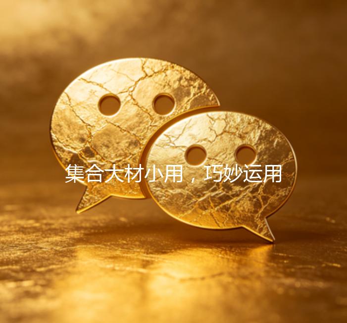 集合大材小用，巧妙运用资源优化策略提升企业效益